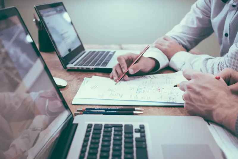 Tax advisor mapping a year-round tax planning strategy with a client